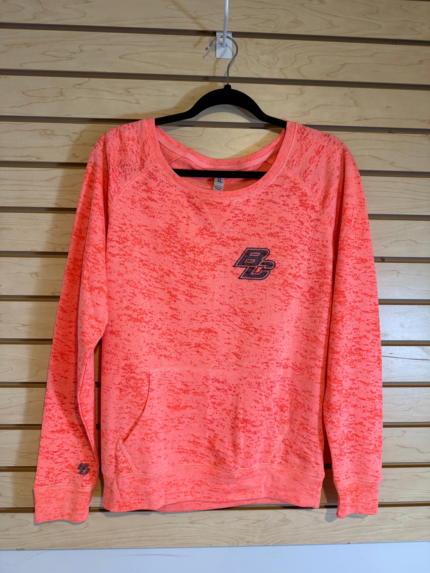 Women’s Neon Orange Sweatshirt w/ front pocket