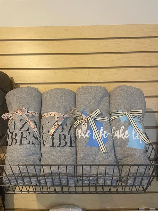 Seasonal Fleece Blanket 50” X 60” - 3 designs