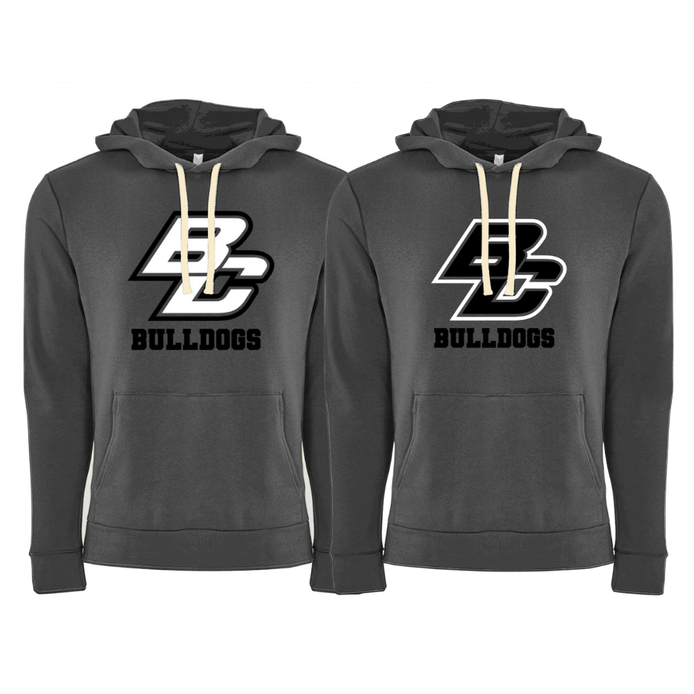 Adult Unisex BC Bulldog Grey Hoodie
