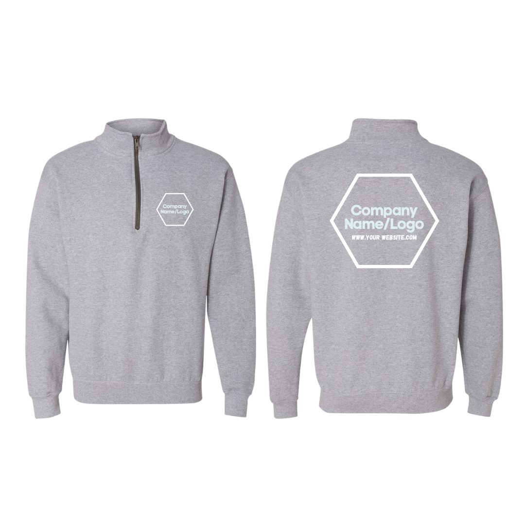 Adult Unisex Heavy Blend Business Sweatshirt w/ Quarter Zip