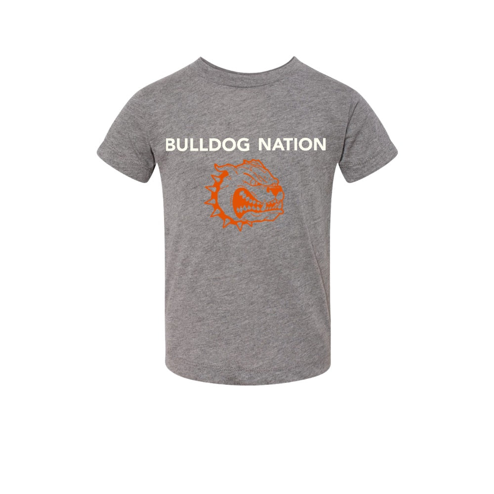 Toddler BC Bulldog Nation Grey Tee