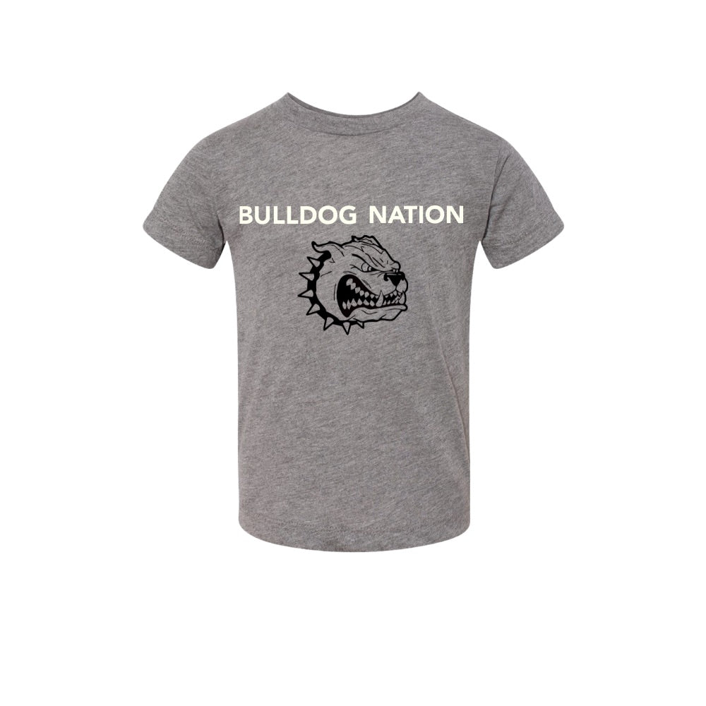 Toddler BC Bulldog Nation Grey Tee
