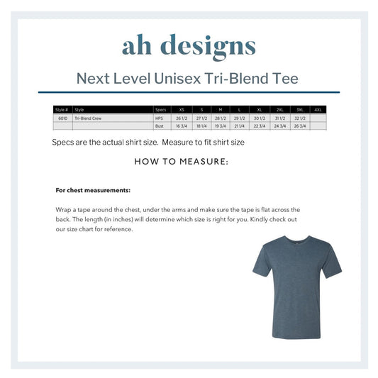 Adult Unisex Crew Tee w/ your design