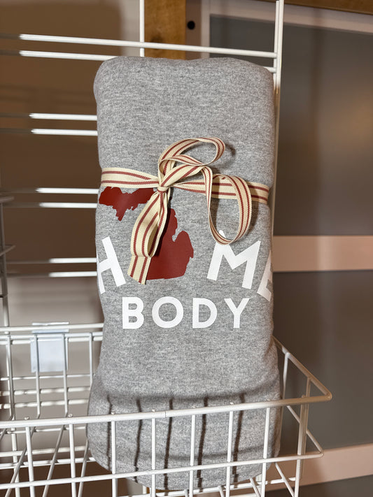 Michigan Home Body Fleece Blanket 50” X 60”