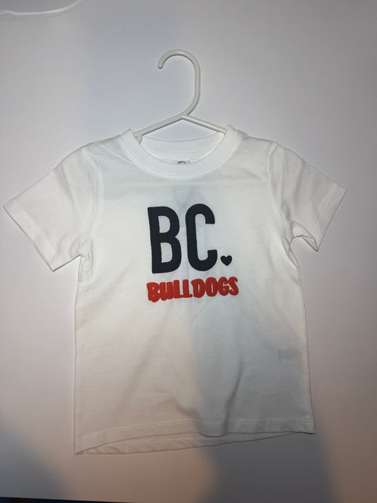 BC Bulldog Toddler Tee - 2 colors