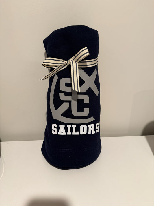 SC Sailors Navy Fleece Blanket 50” X 60” - 2 designs