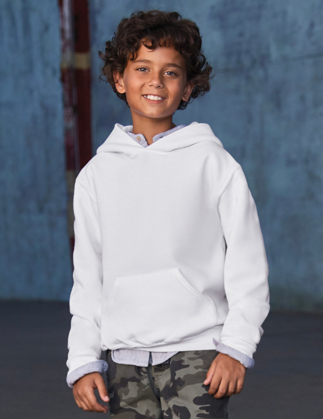 Kids NuBlend® Youth Hooded Sweatshirt