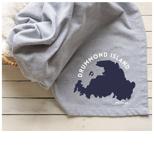 Drummond Island Fleece Blanket 50” X 60” - 2 colors