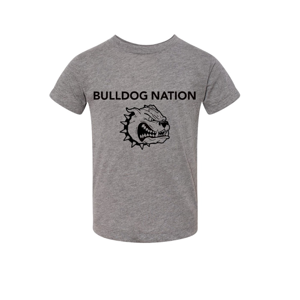 Toddler BC Bulldog Nation Grey Tee